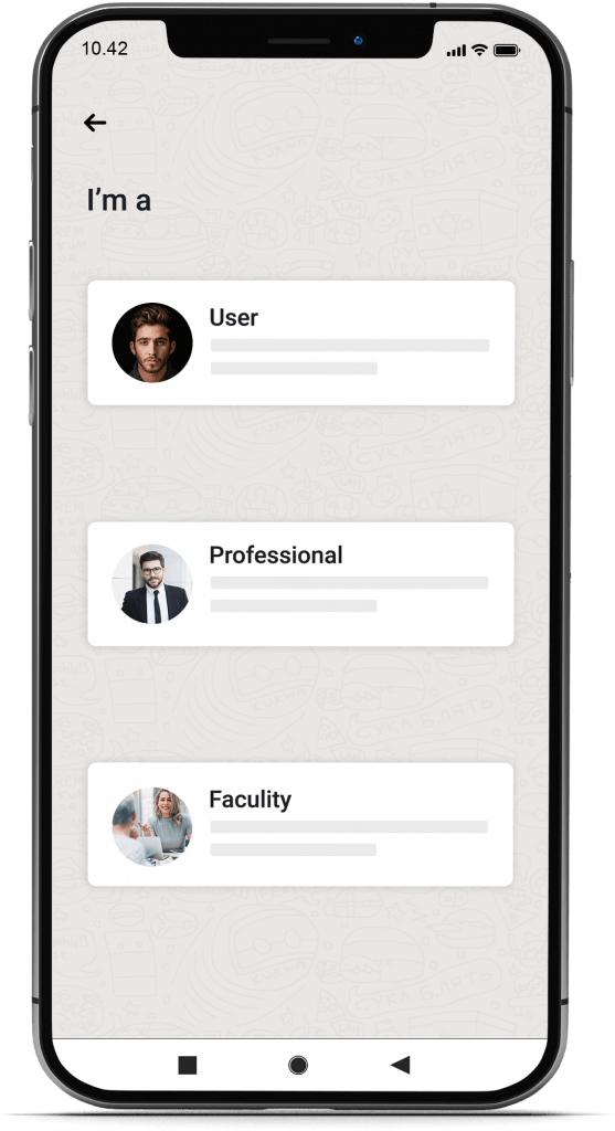 Healthcare consultation chat app