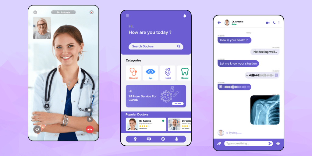 benefits of in-app chat for healthcare