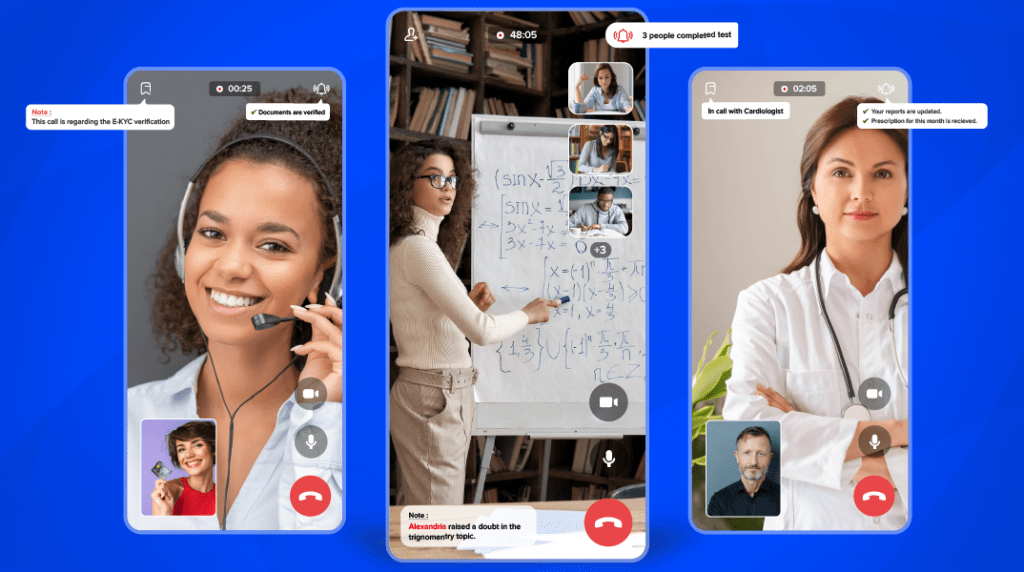 Develop a live video chat app for Android, iOS & Web platform