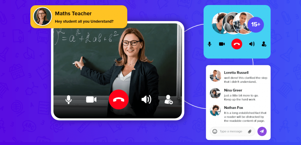 in app chat api for learning platform