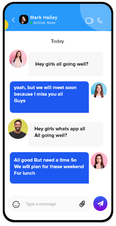 build chat app with group chat features